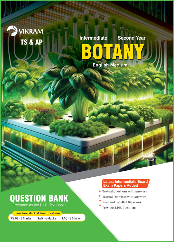 Intermediate Second Year BOTANY  (EM) Question Bank (Andhra Pradesh & Telangana)