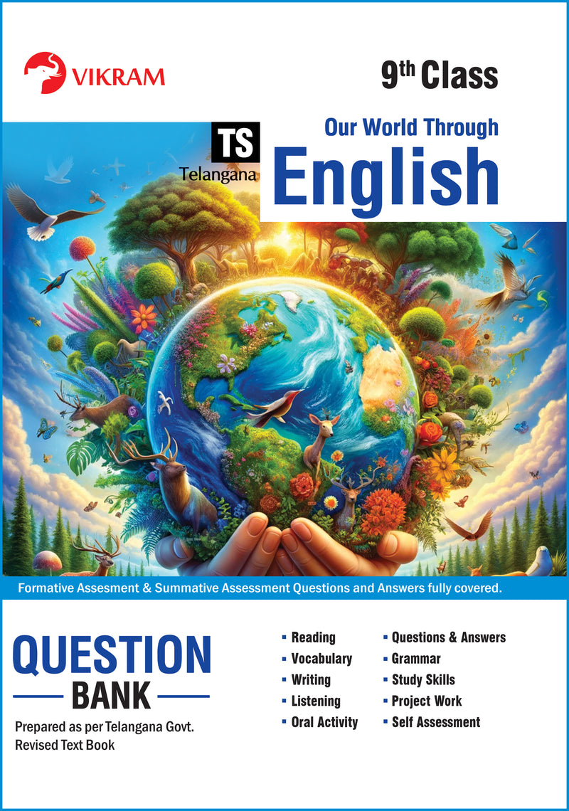 9 Class - ENGLISH - Question Bank - Telangana