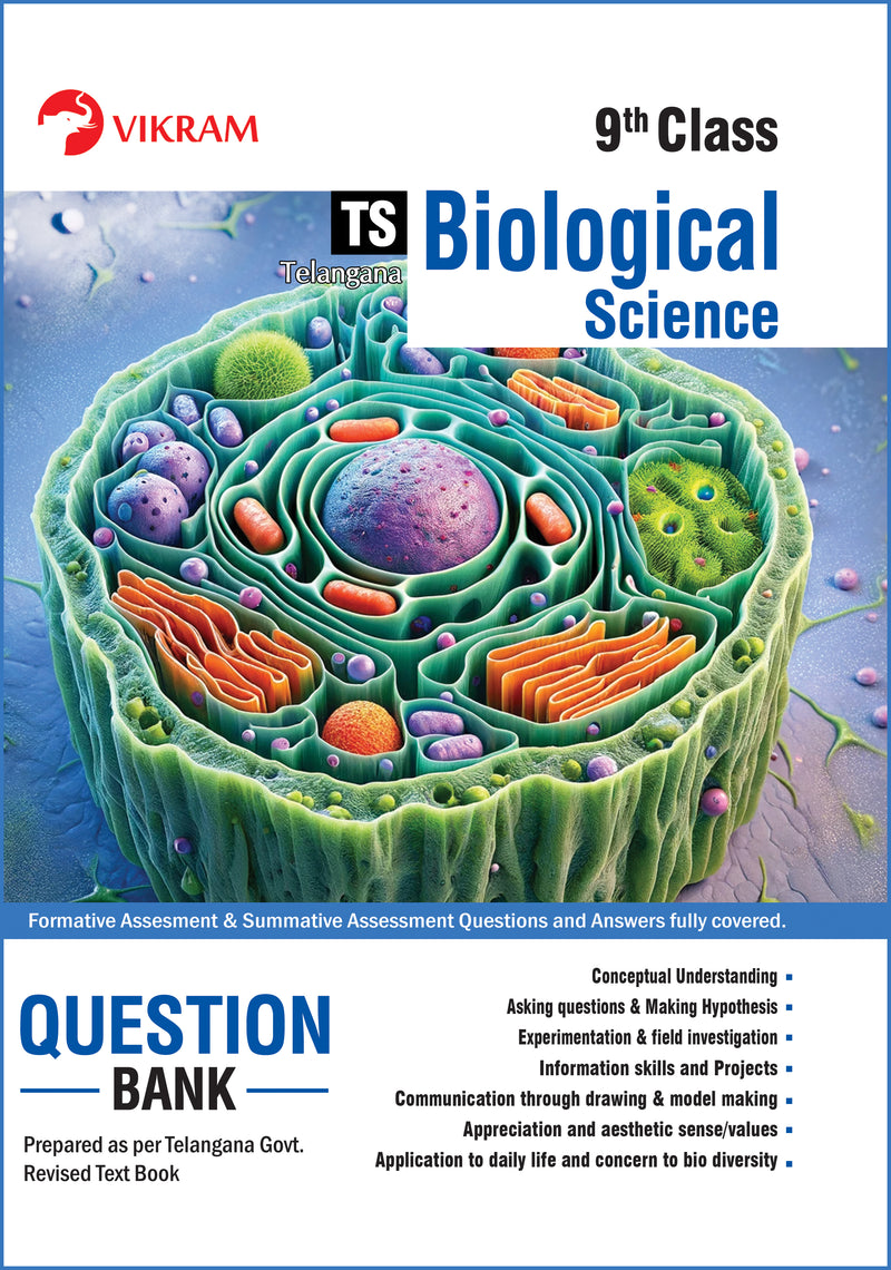 9 Class - Biological Science  - Question Bank - Telangana