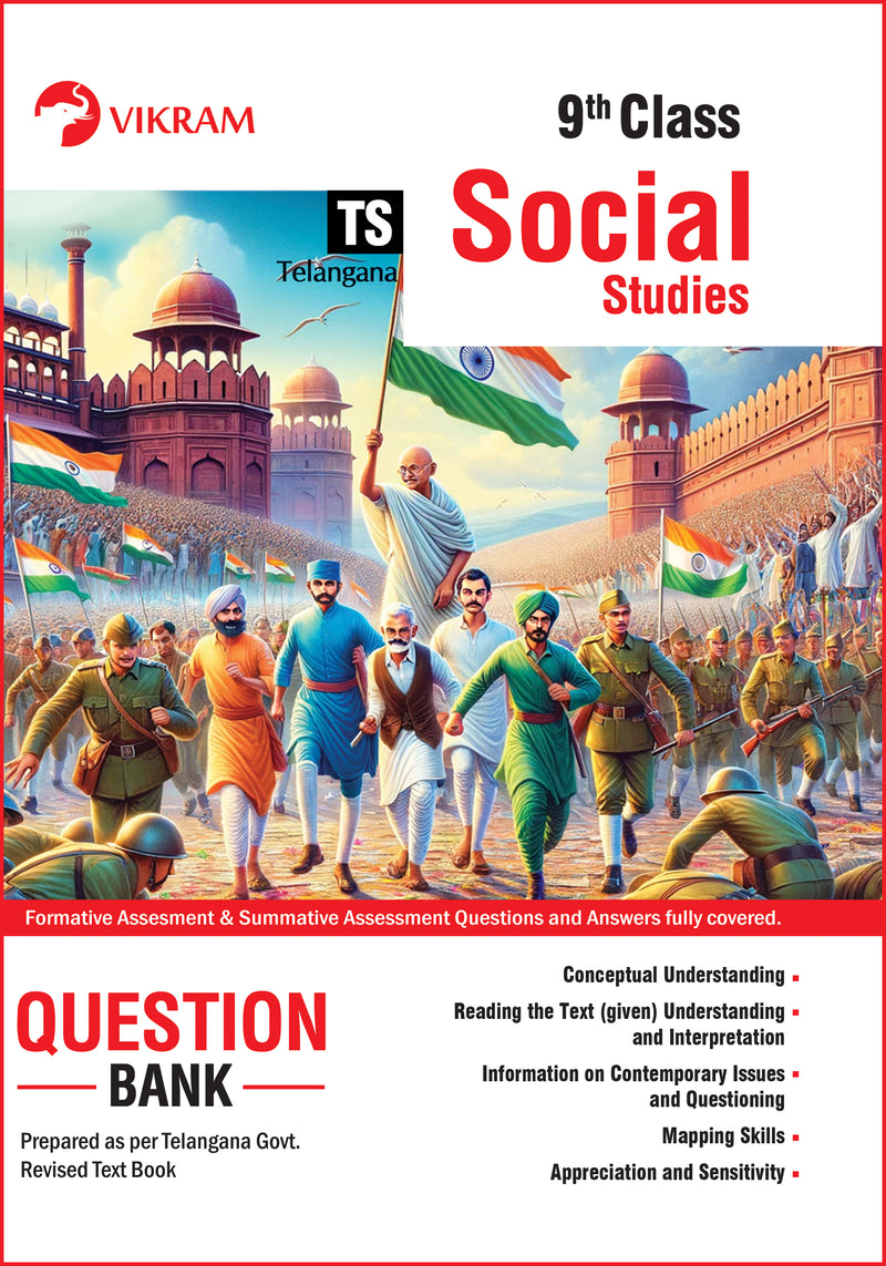 9 Class - Social Studies - Question Bank - Telangana