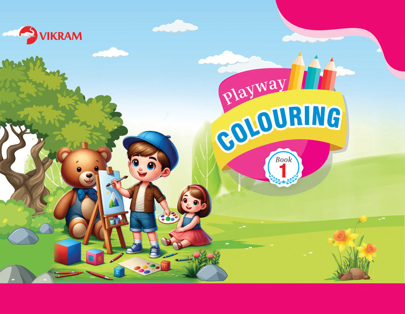 Vikram -Playway COLOURING - Book - 1