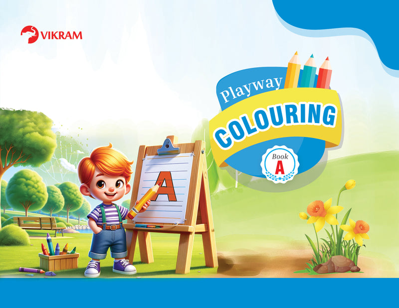 Vikram Playway Colouring Book - A